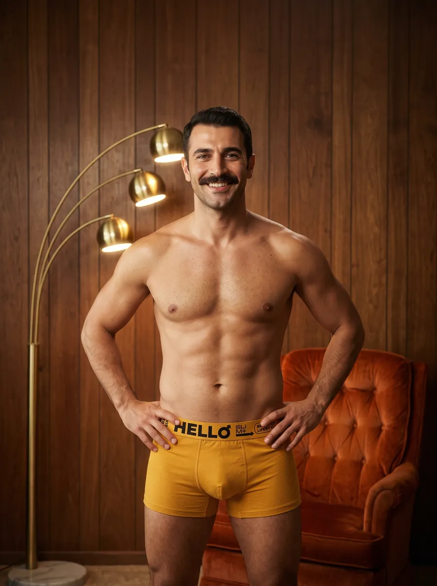 Hello Slim pamuklu erkek boxer