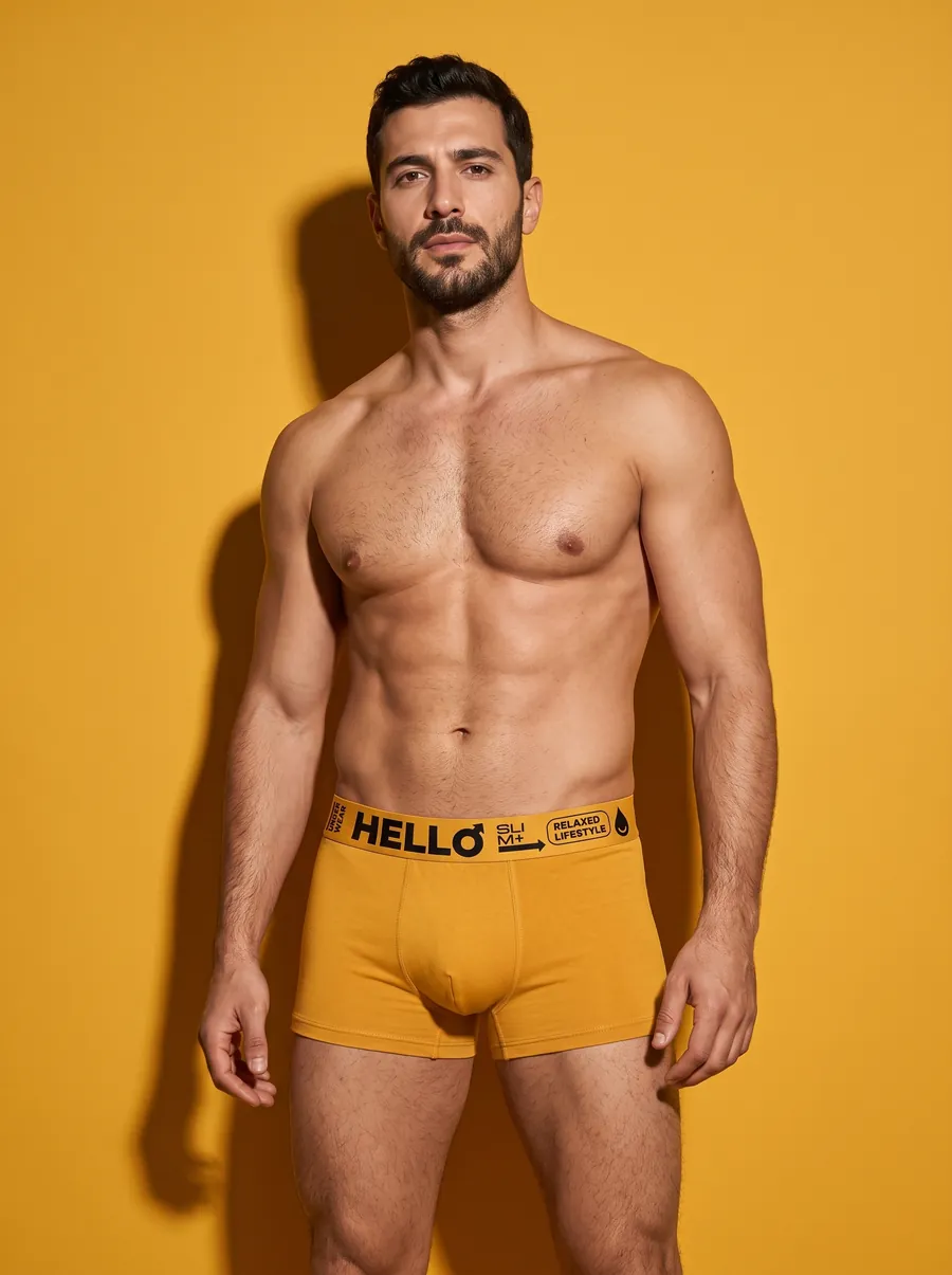Hello Slim pamuklu erkek boxer